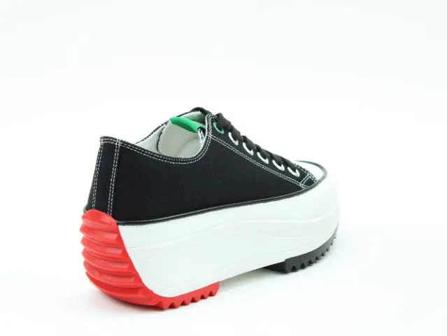 Heavenly Feet Strata Platform Laced Trainer