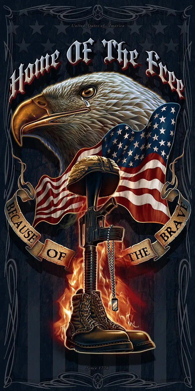 Home of the Free Towel (Free Shipping)