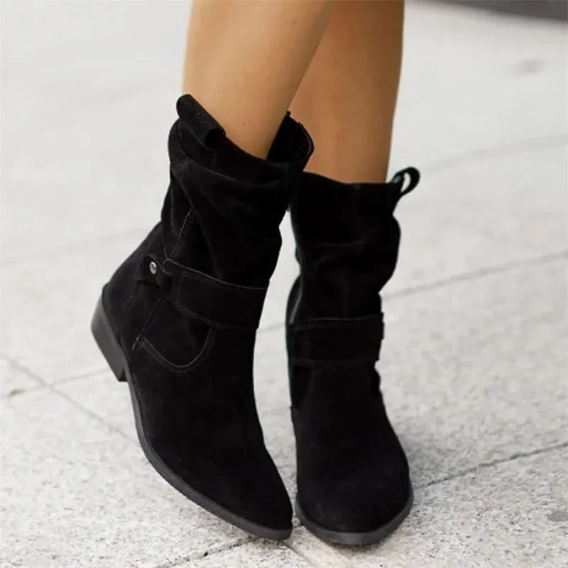 Irene - Stylische Stiefel mit Reißverschluss für Frauen