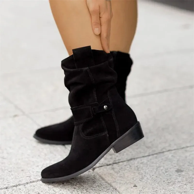 Irene - Stylische Stiefel mit Reißverschluss für Frauen
