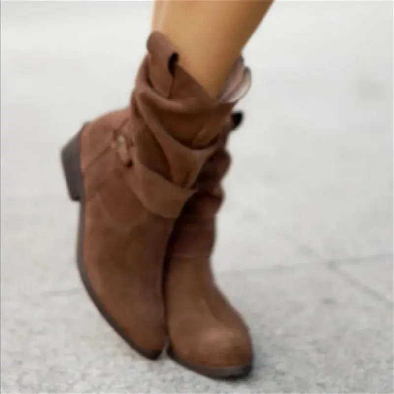 Irene - Stylische Stiefel mit Reißverschluss für Frauen