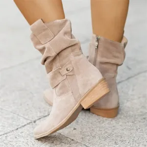Irene - Stylische Stiefel mit Reißverschluss für Frauen