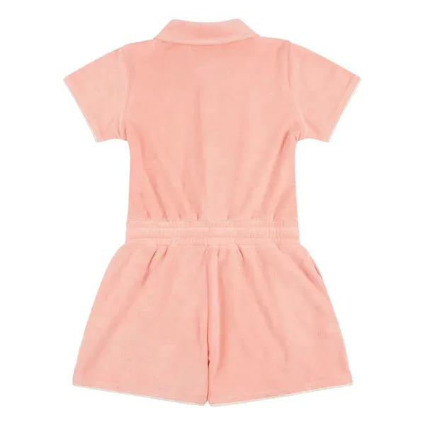 JUICY COUTURE - TOWELLING PLAYSUIT PEACH