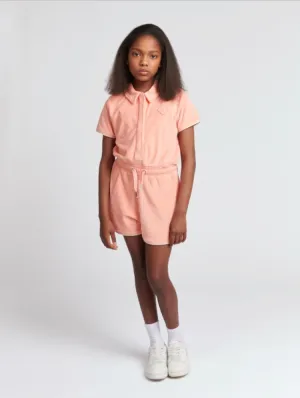 JUICY COUTURE - TOWELLING PLAYSUIT PEACH