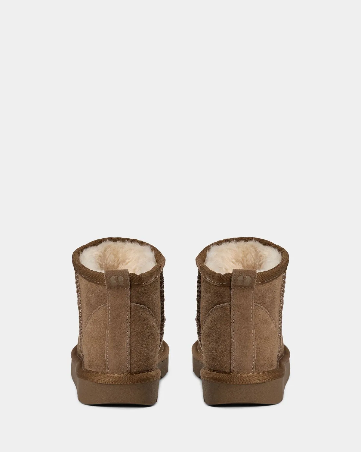 KELLIESY TEDDY BOOT - Dark sand