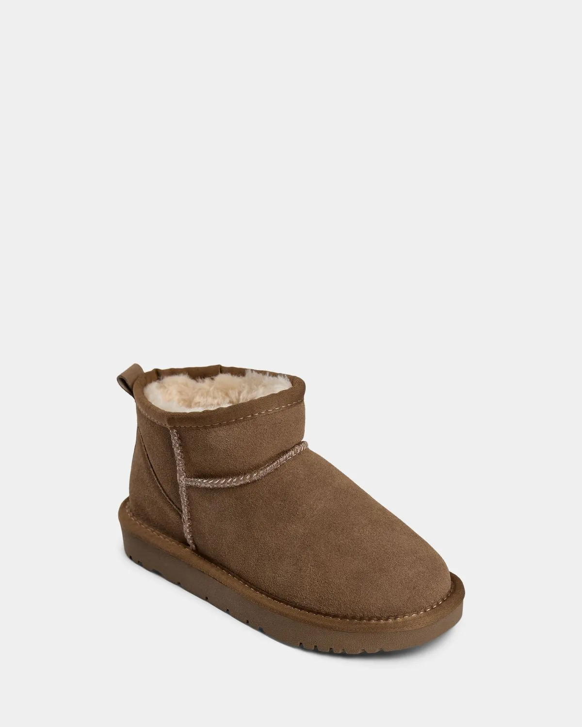 KELLIESY TEDDY BOOT - Dark sand