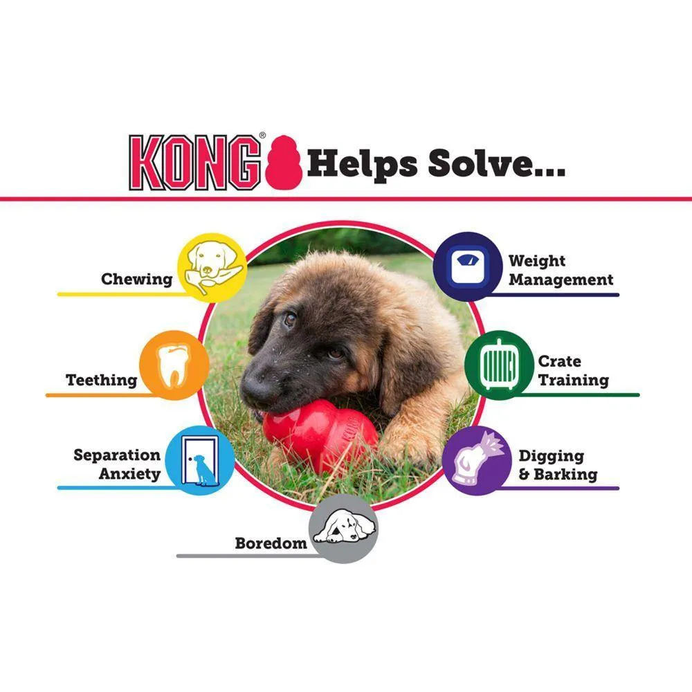 KONG Puppy Dog Toy, Color Varies, Small