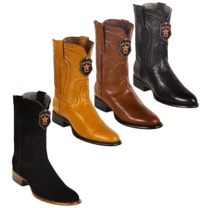 Los Altos Leather Roper Boots