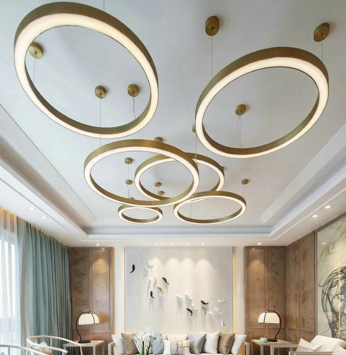 Mahlu Circular Chandelier Modern