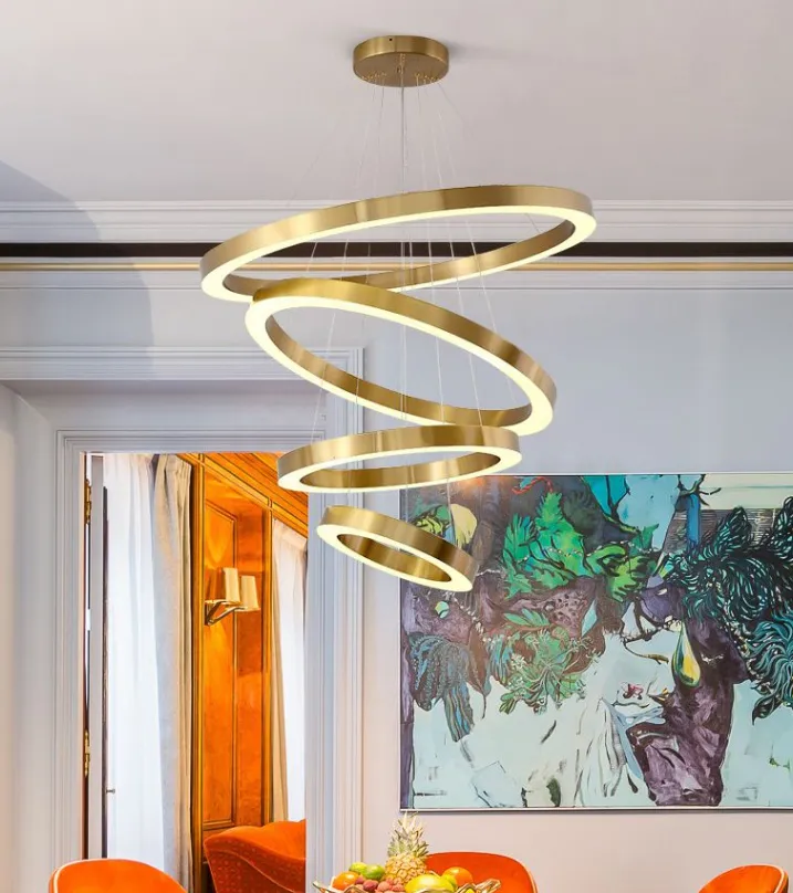 Mahlu Circular Chandelier Modern