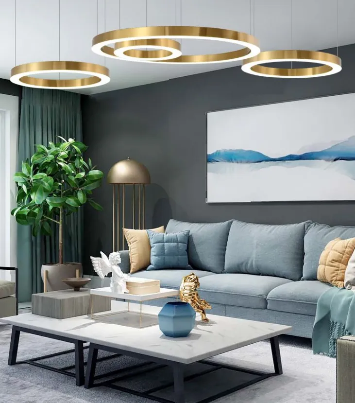 Mahlu Circular Chandelier Modern
