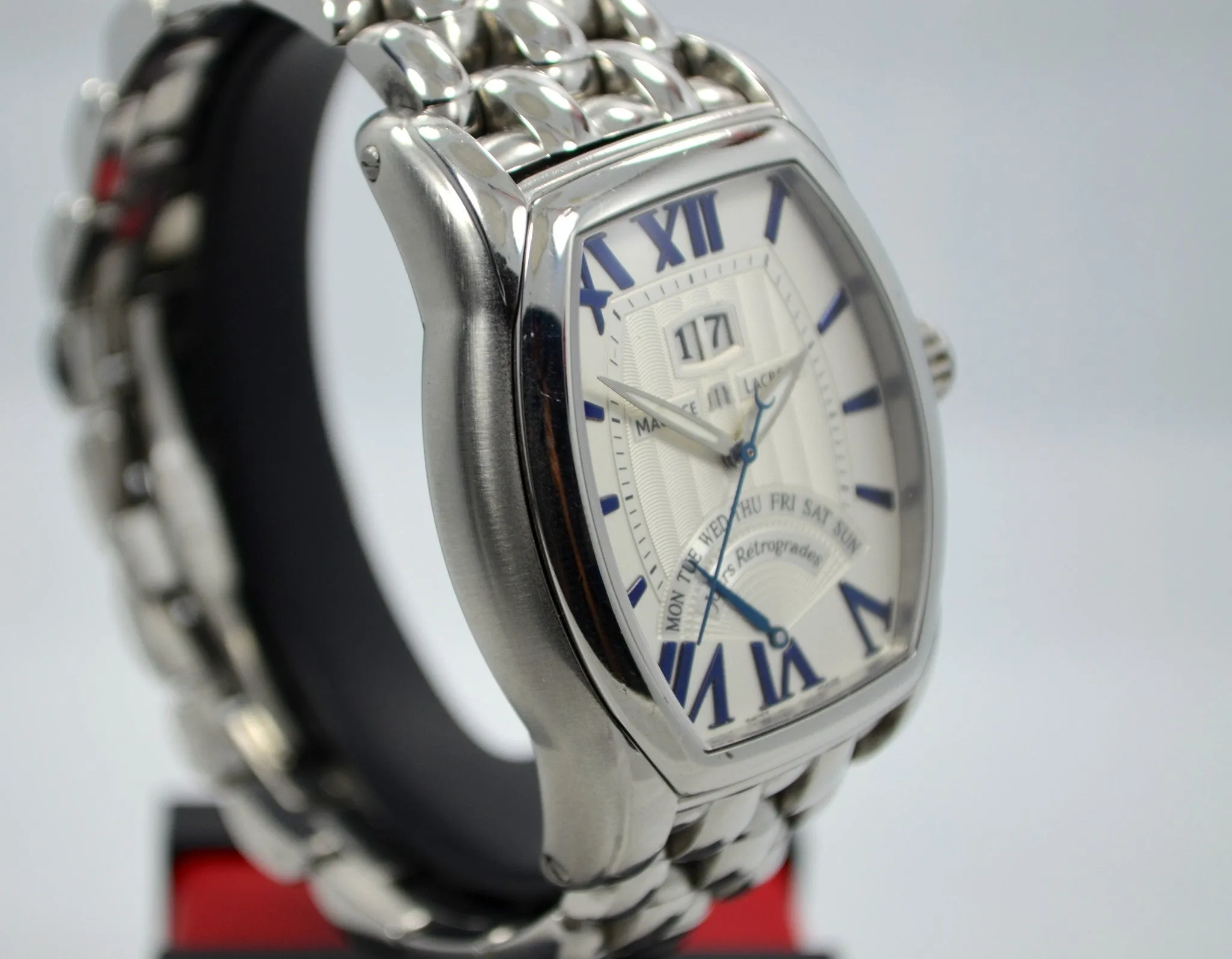 Maurice Lacroix Jours Retrograde MP6119 Steel Automatic Date Wristwatch