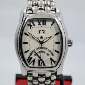 Maurice Lacroix Jours Retrograde MP6119 Steel Automatic Date Wristwatch