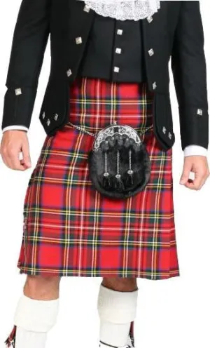 Men's 5 Yard Kilt - 13oz Lochcarron Braeriach Mediumweight Wool - Made to Order