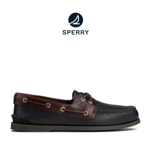 Men's Authentic Original™ Amaretto Boat Shoes Topsider - Black (M139343620)