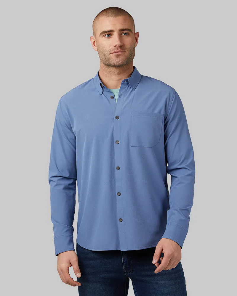 MEN'S CASUAL LONG SLEEVE DRESS SHIRT
