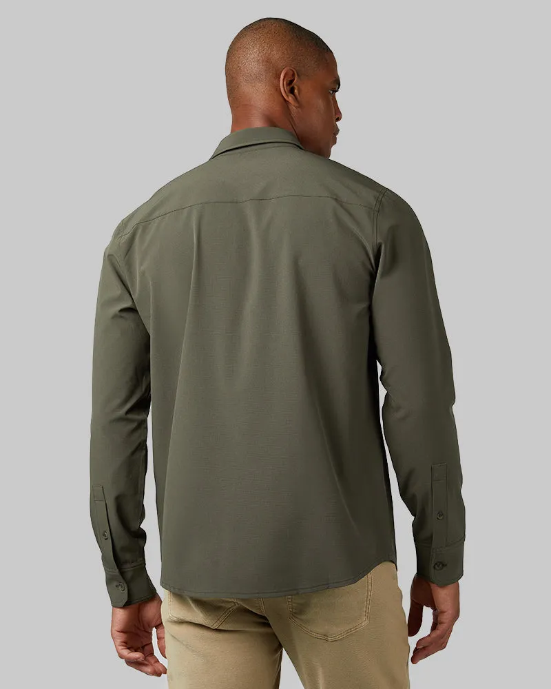 MEN'S CASUAL LONG SLEEVE DRESS SHIRT