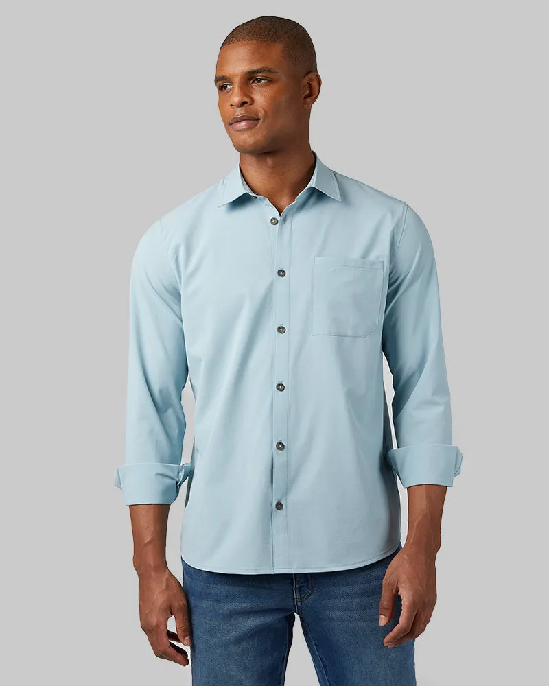 MEN'S CASUAL LONG SLEEVE DRESS SHIRT