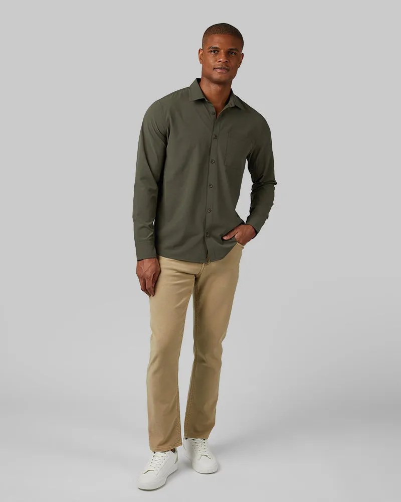MEN'S CASUAL LONG SLEEVE DRESS SHIRT