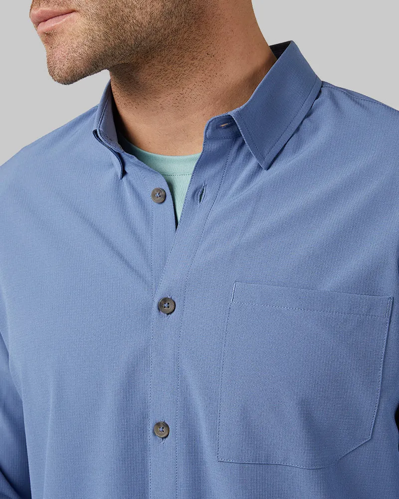 MEN'S CASUAL LONG SLEEVE DRESS SHIRT
