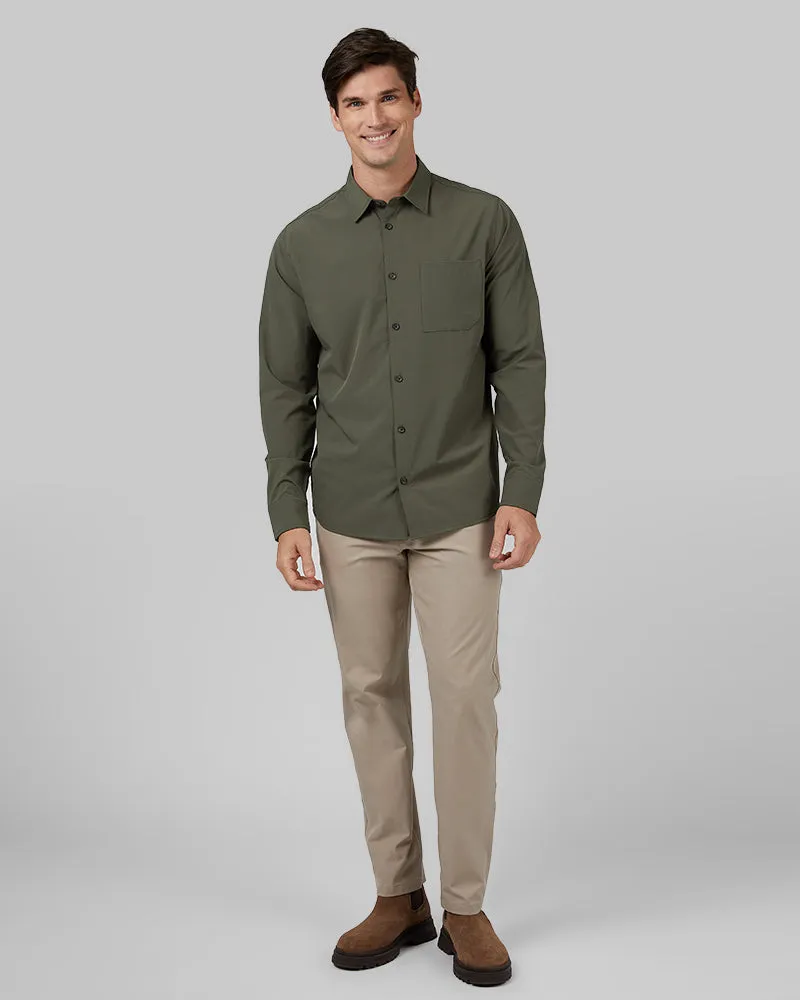MEN'S CASUAL LONG SLEEVE DRESS SHIRT