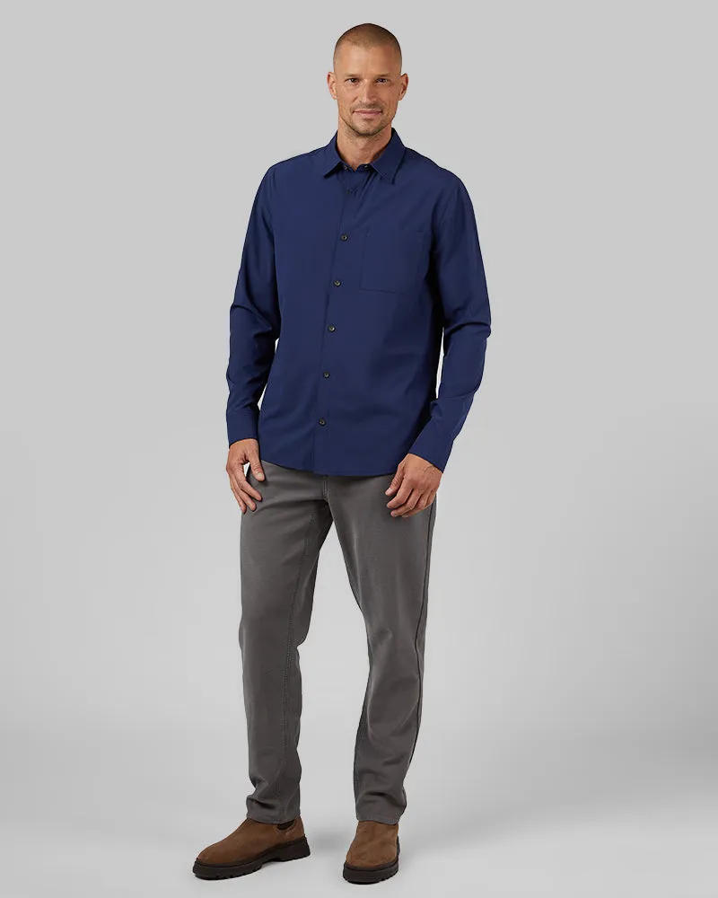 MEN'S CASUAL LONG SLEEVE DRESS SHIRT