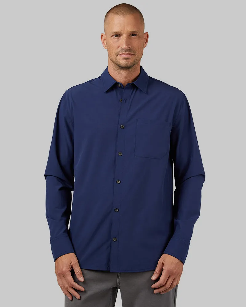 MEN'S CASUAL LONG SLEEVE DRESS SHIRT