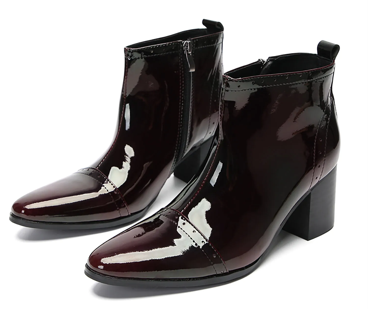Men's Casual Mid Calf Western Boots