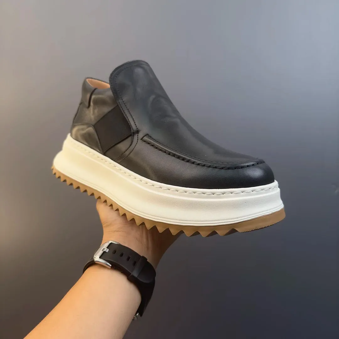 Men's Vintage Handmade Gear Sole Chelsea Boots