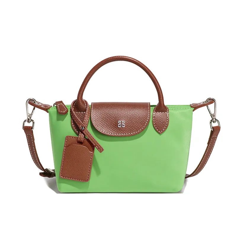 Mini Bag Simple Dumpling Bag Nylon Waterproof Lightweight Tote All Match Shoulder