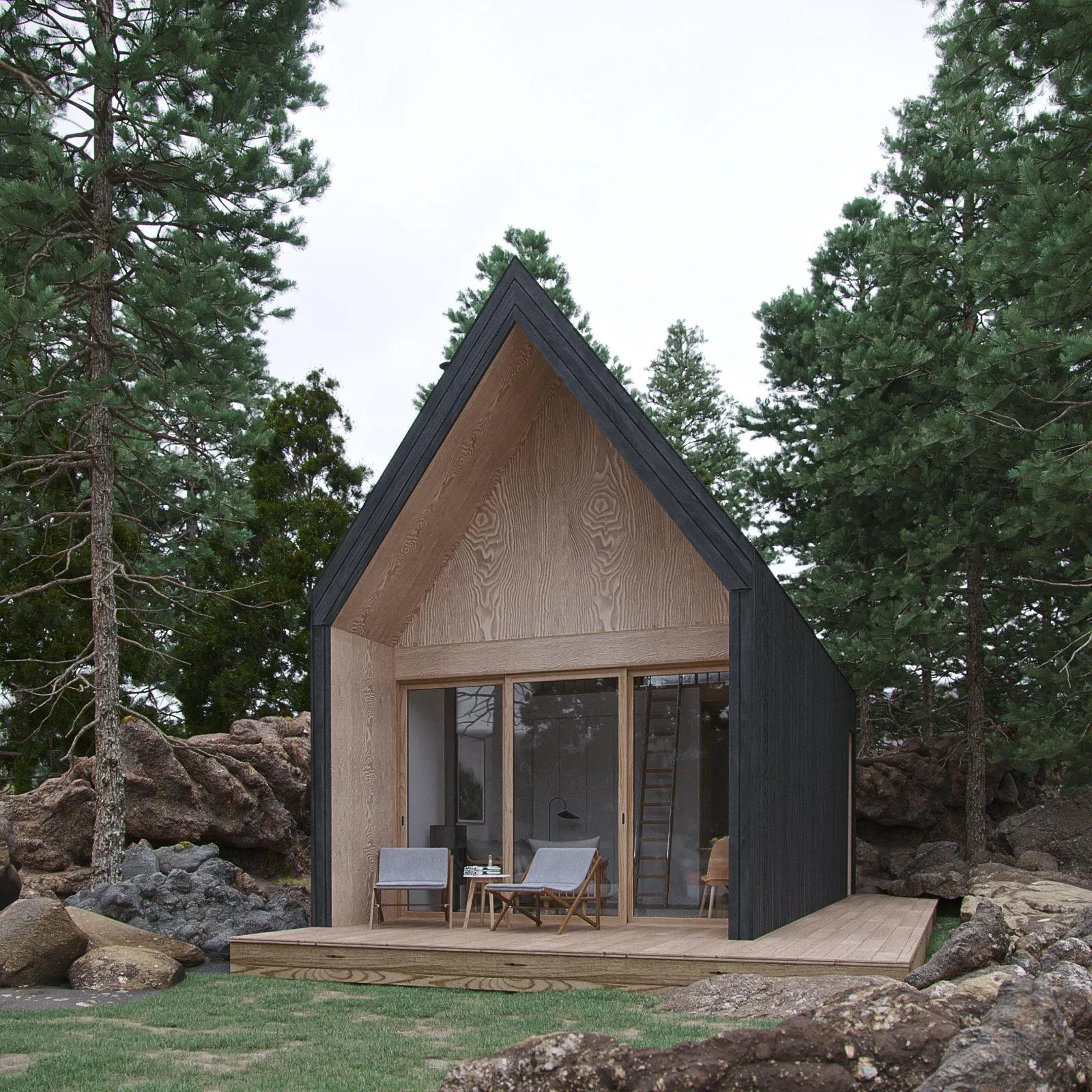 Modern Alpine Cabin