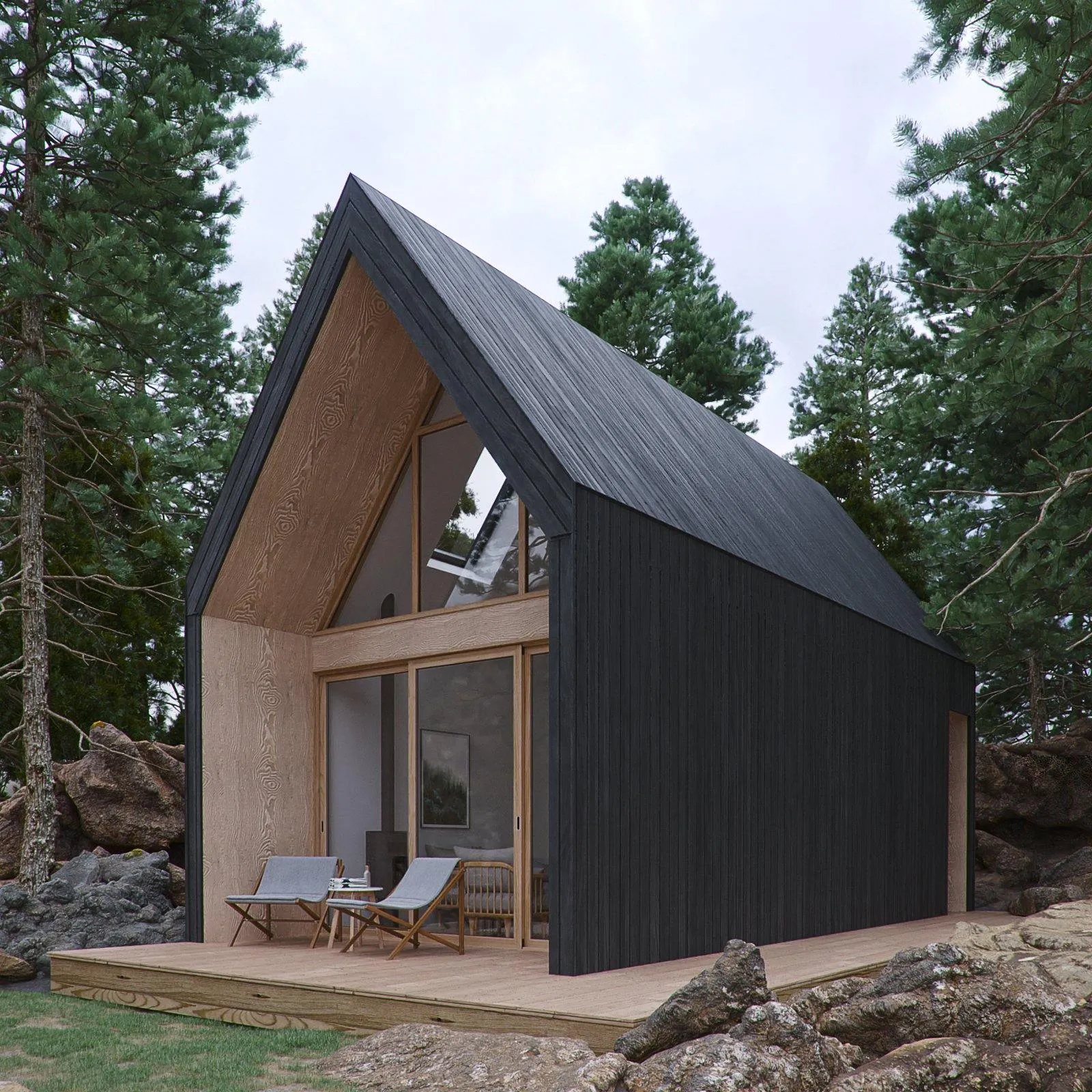 Modern Alpine Cabin