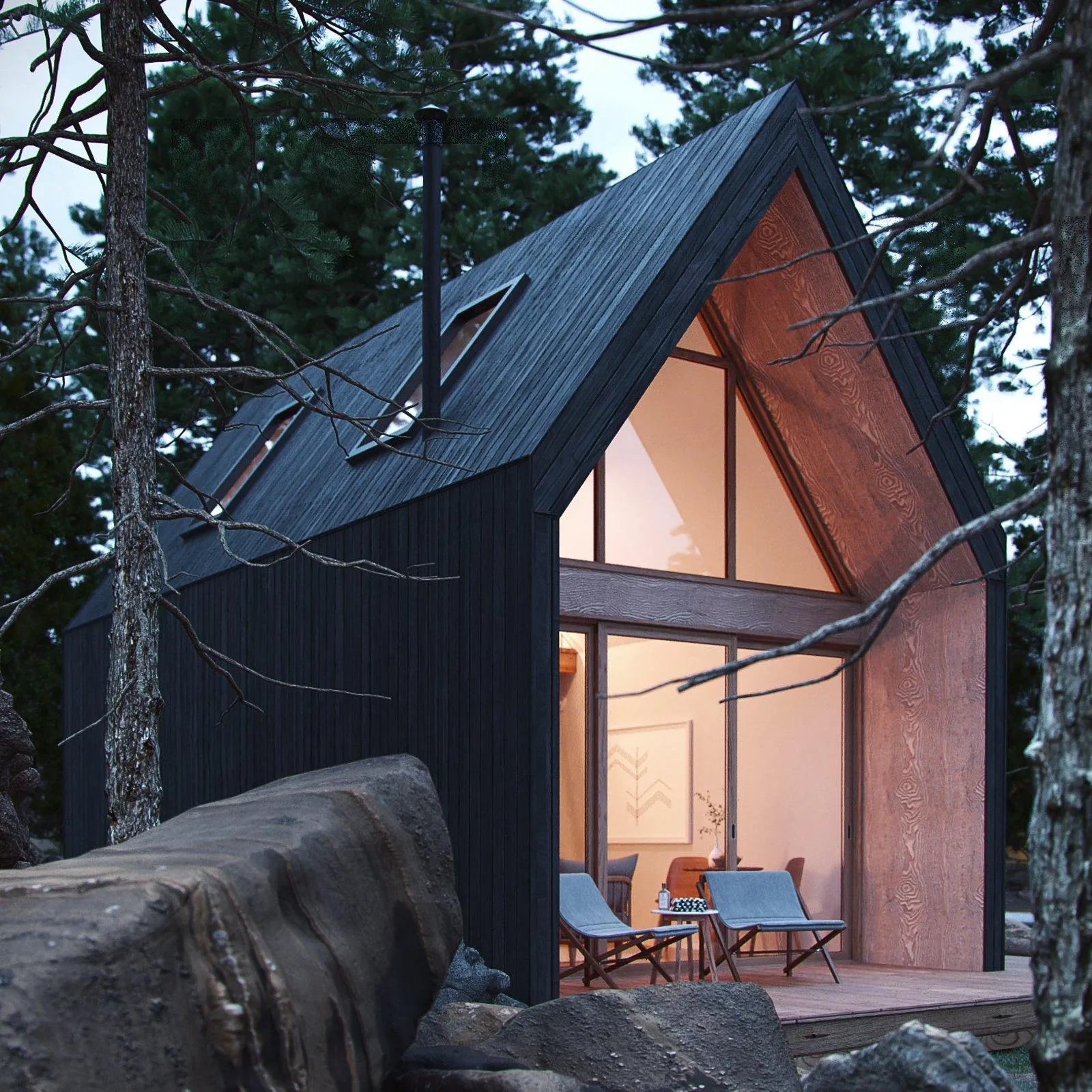 Modern Alpine Cabin
