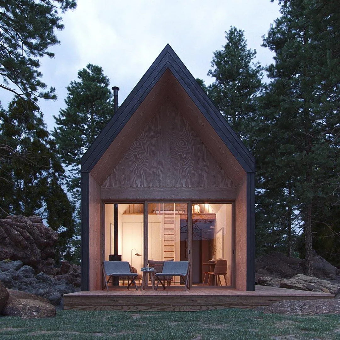 Modern Alpine Cabin