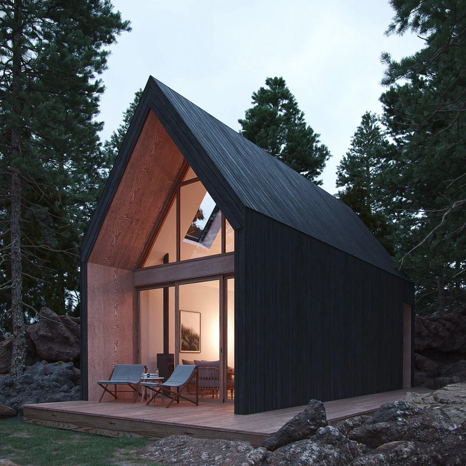 Modern Alpine Cabin