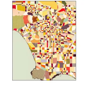 Modern Los Angeles Map