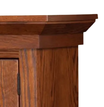 Modern Mission - Amish Modern Shaker 4 Piece Entertainment Center