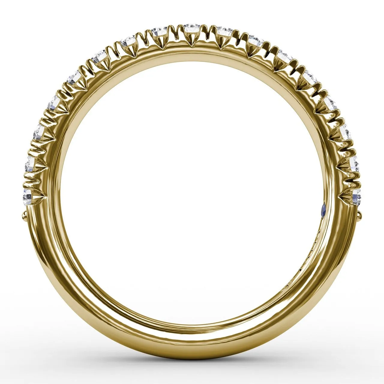 Modern Pave Diamond Band
