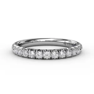 Modern Pave Diamond Band