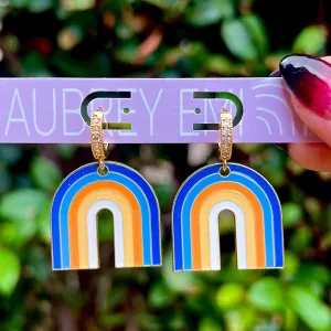 Modern Rainbow Earrings
