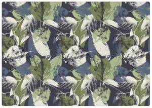 Navy Leaves Play Mat FINAL SALE