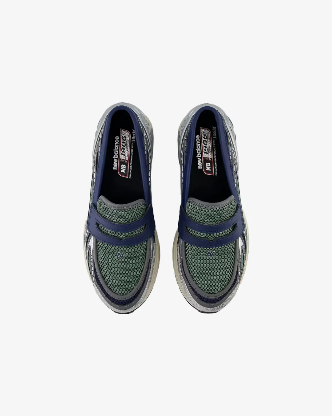 New Balance 1906L Loafers Series "Dark Juniper Navy/Silver Metallic" Sneakers