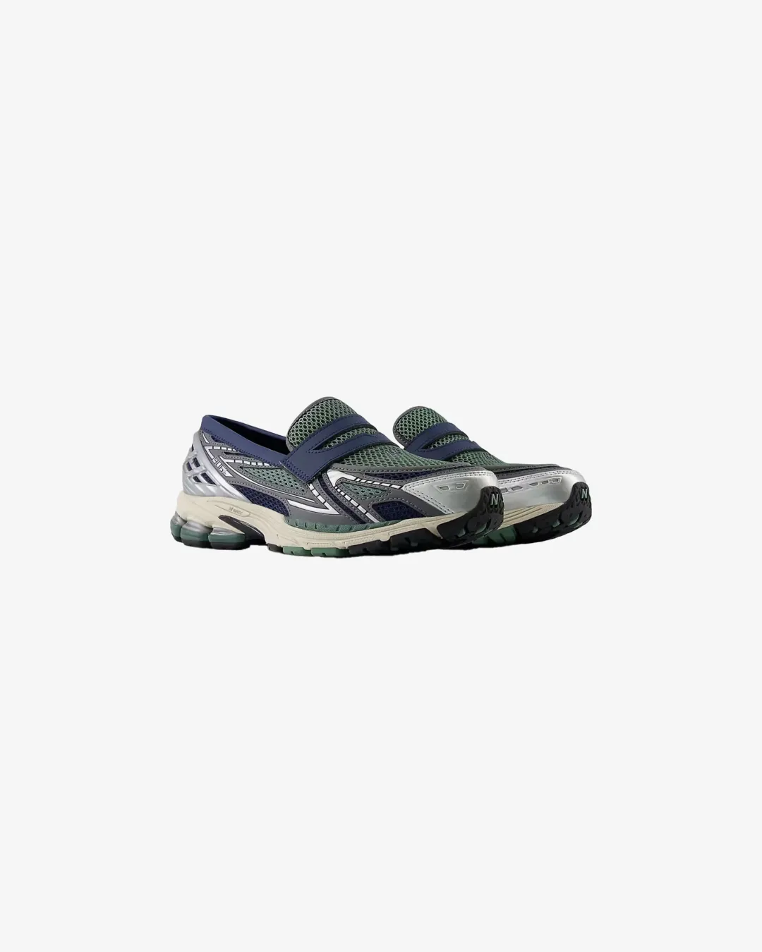 New Balance 1906L Loafers Series "Dark Juniper Navy/Silver Metallic" Sneakers