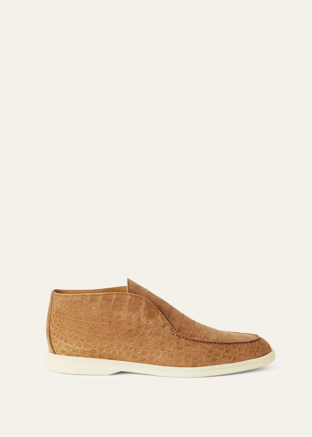 Open Walk Boots in Light Leather