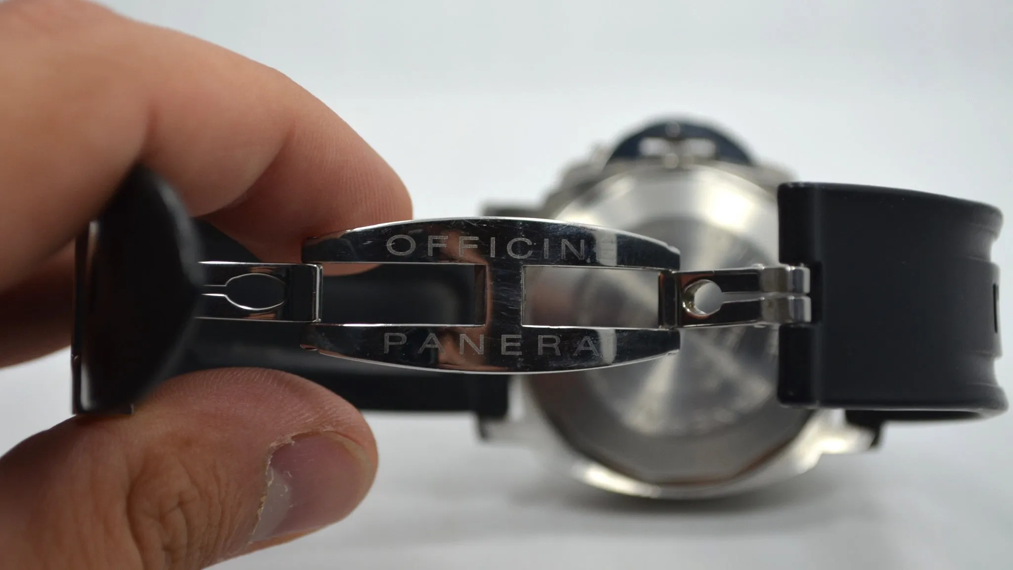Panerai Luminor Chronograph PAM 162 Steel Automatic Wristwatch