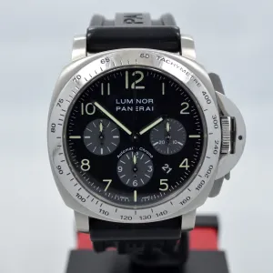 Panerai Luminor Chronograph PAM 162 Steel Automatic Wristwatch