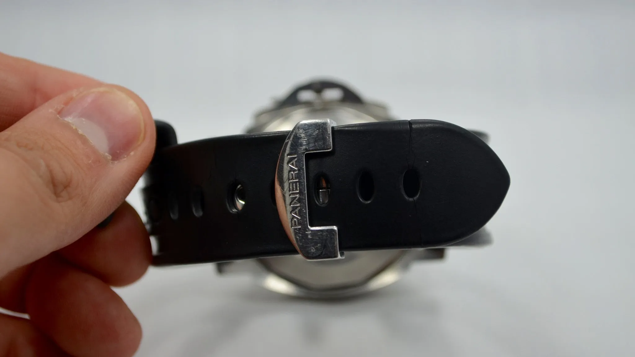 Panerai Luminor Chronograph PAM 162 Steel Automatic Wristwatch