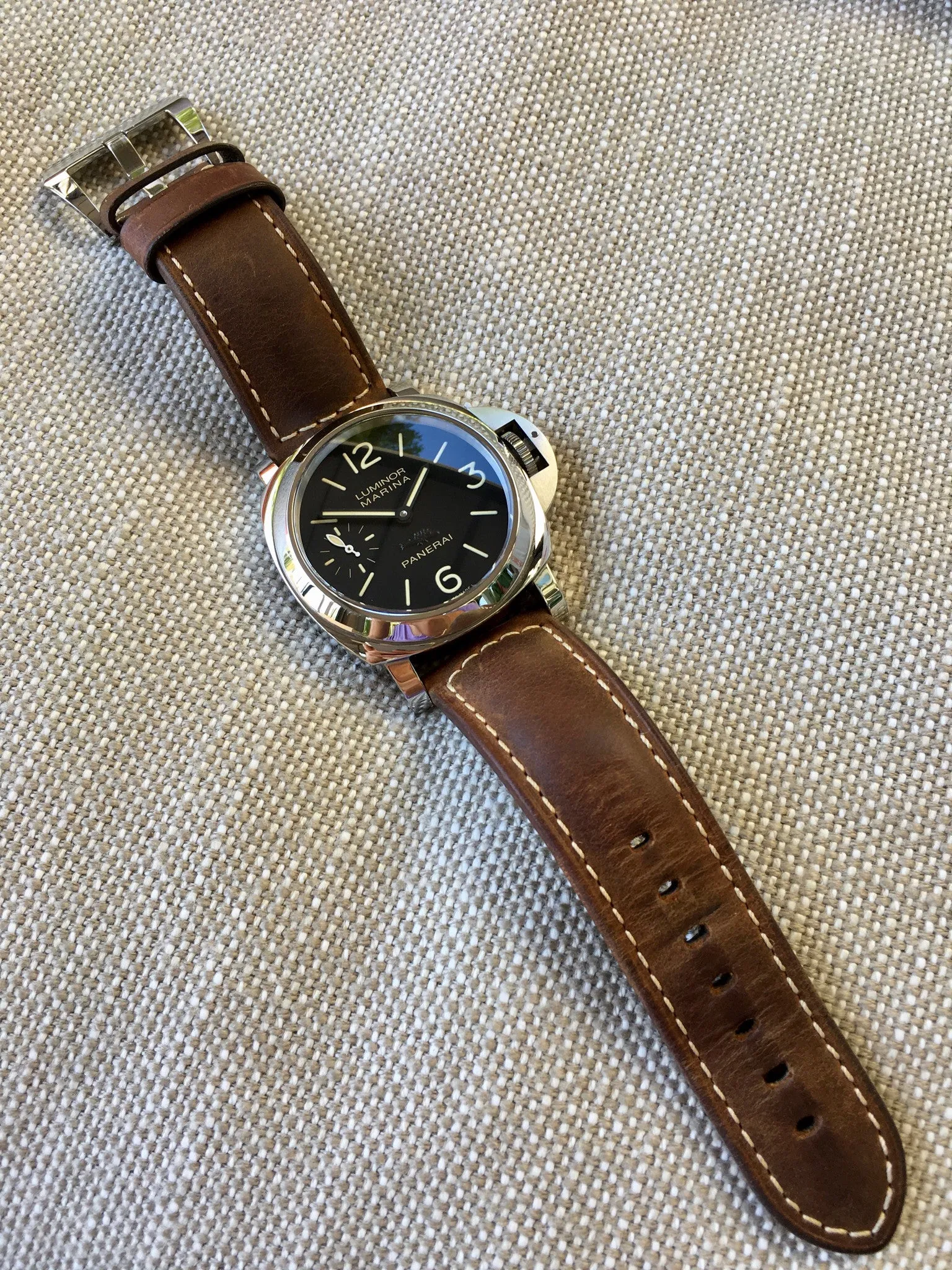 Panerai Luminor Marina Aspen Limited Edition PAM 467 Stainless Steel Watch Box Papers