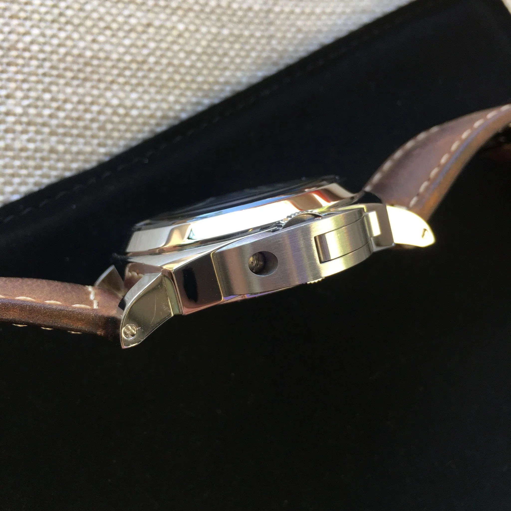 Panerai Luminor Marina Aspen Limited Edition PAM 467 Stainless Steel Watch Box Papers