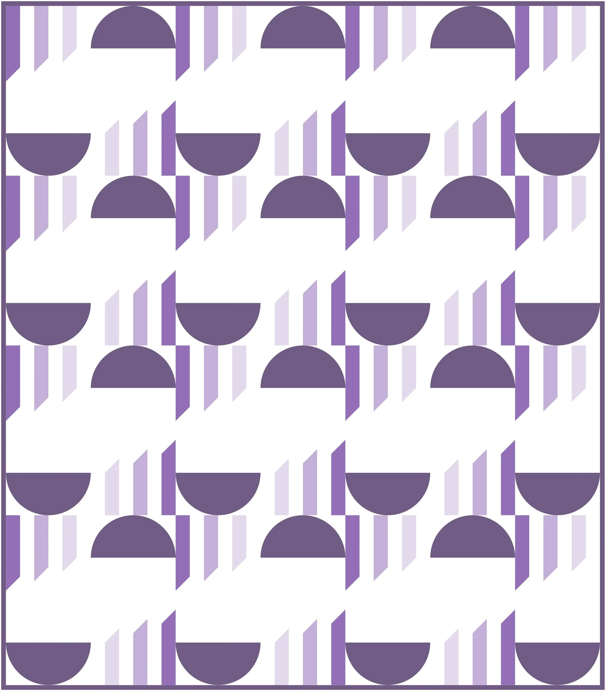 Phases Quilt Block Pattern